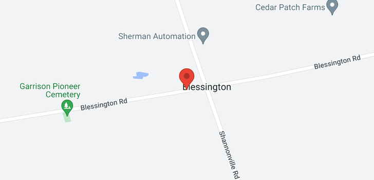 map of 2145 BLESSINGTON Road